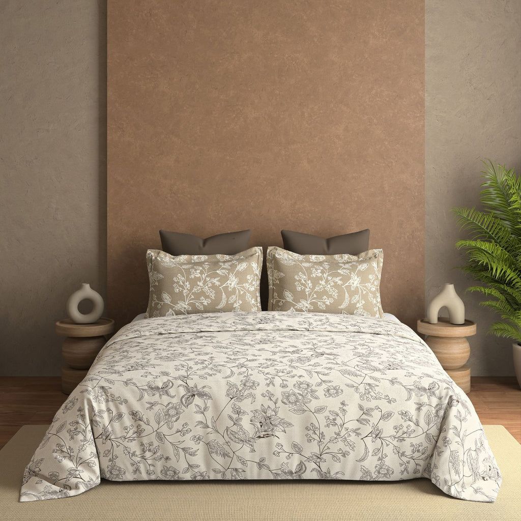 Blush & Bloom Collection - Queen size | 100% pure cotton 340 TC