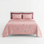 Dsence Elite Floral Bedsheet – Super King Size | 100% Pure Cotton 600 TC