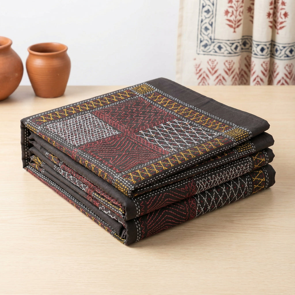 Ethnic Printed Bedsheet - Super King Size  | 100% Pure Cotton 300 TC