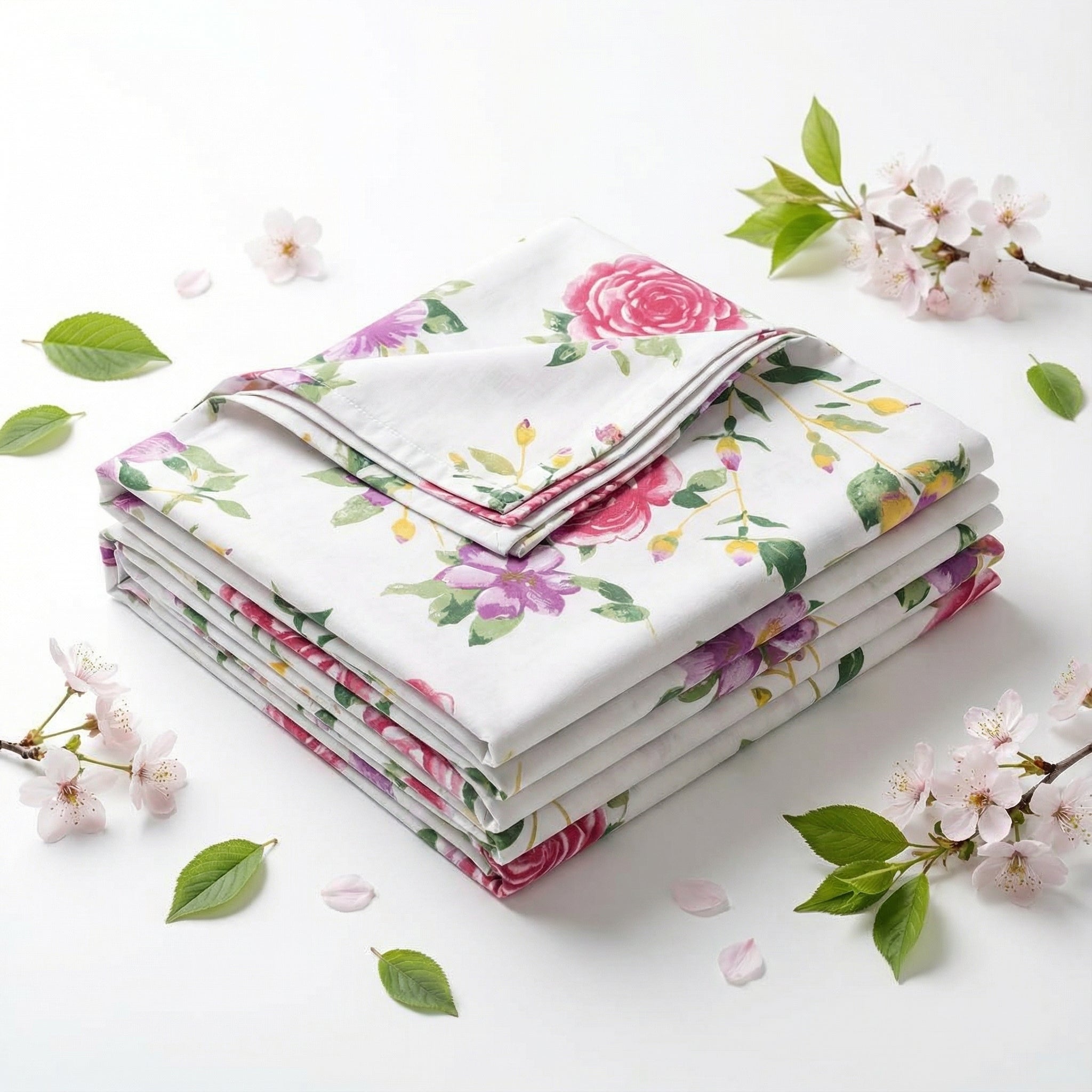 Floral collection - Super king size  | 100% pure cotton 600 TC