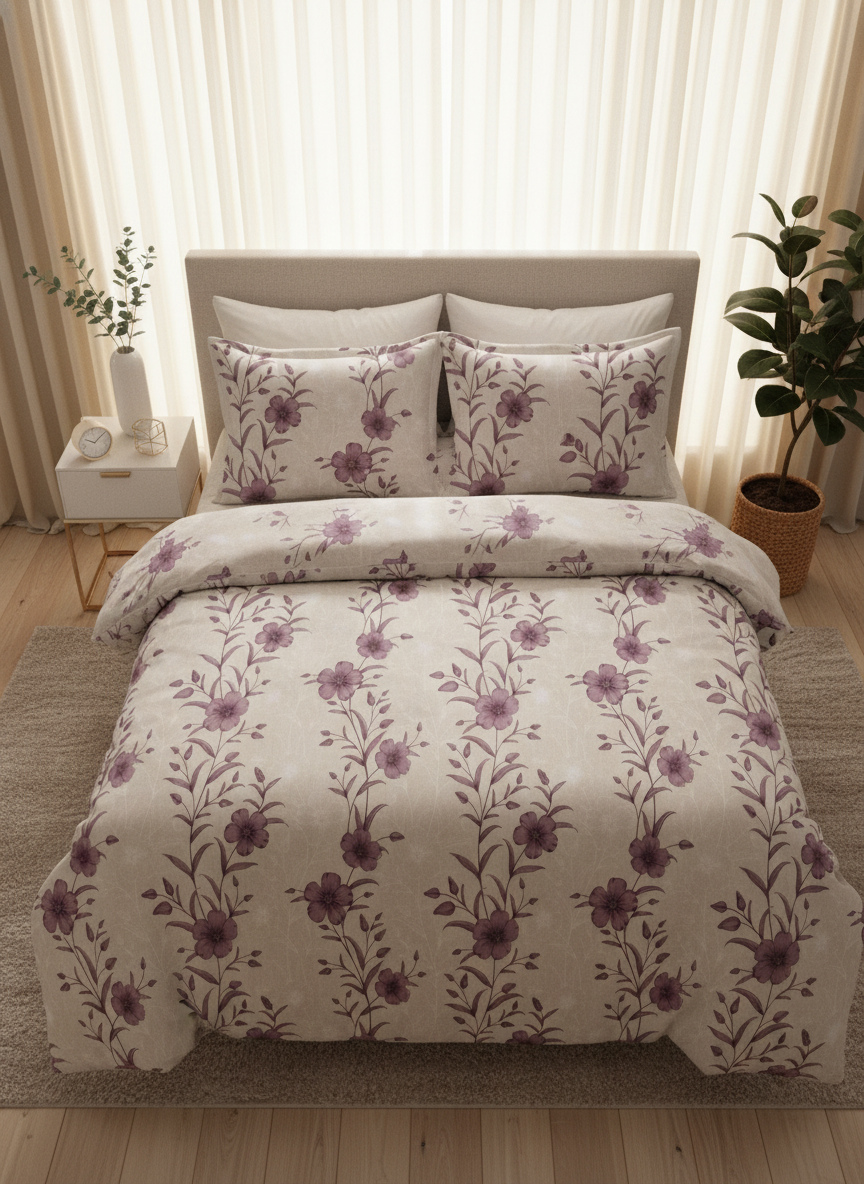 Dsence Elite Luxe Bedsheet – Super King Size | 100% Pure Cotton 600 TC
