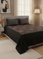 Ethnic Printed Bedsheet - Super King Size  | 100% Pure Cotton 300 TC