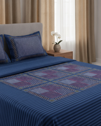 Ethnic Printed Bedsheet - Super King Size | 100% Pure Cotton 300 TC