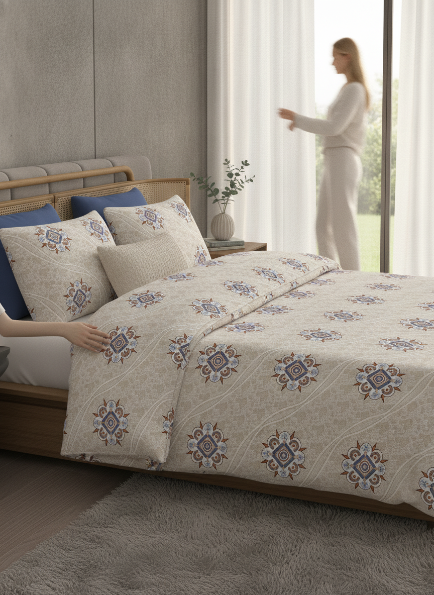 Dsence Timeless Collection - Queen size | 100% pure cotton 240 TC