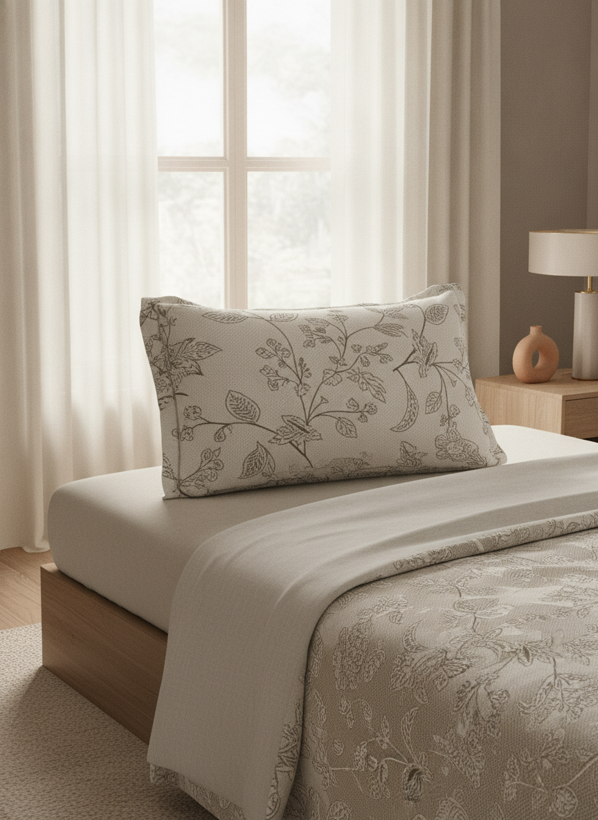 Blush & Bloom Collection - Queen size  | 100% pure cotton 340 TC
