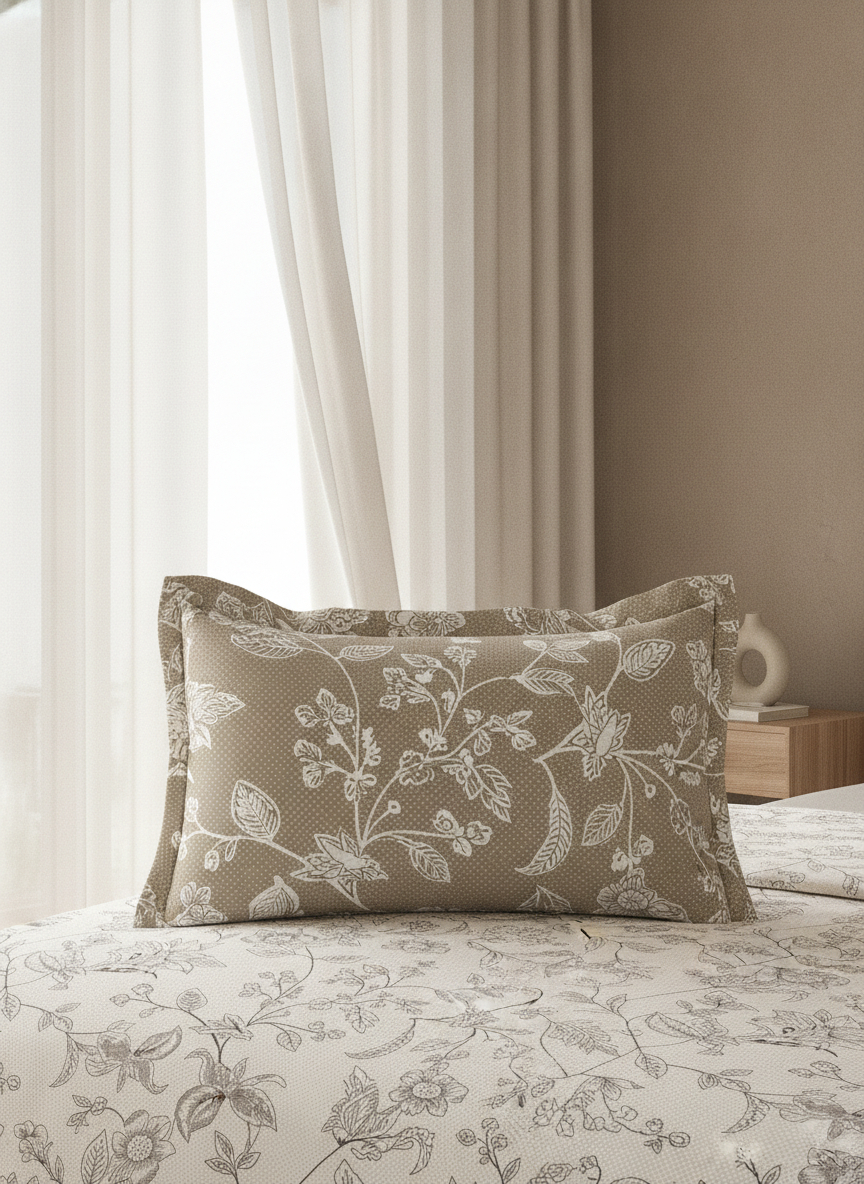 Blush & Bloom Collection - Queen size | 100% pure cotton 340 TC