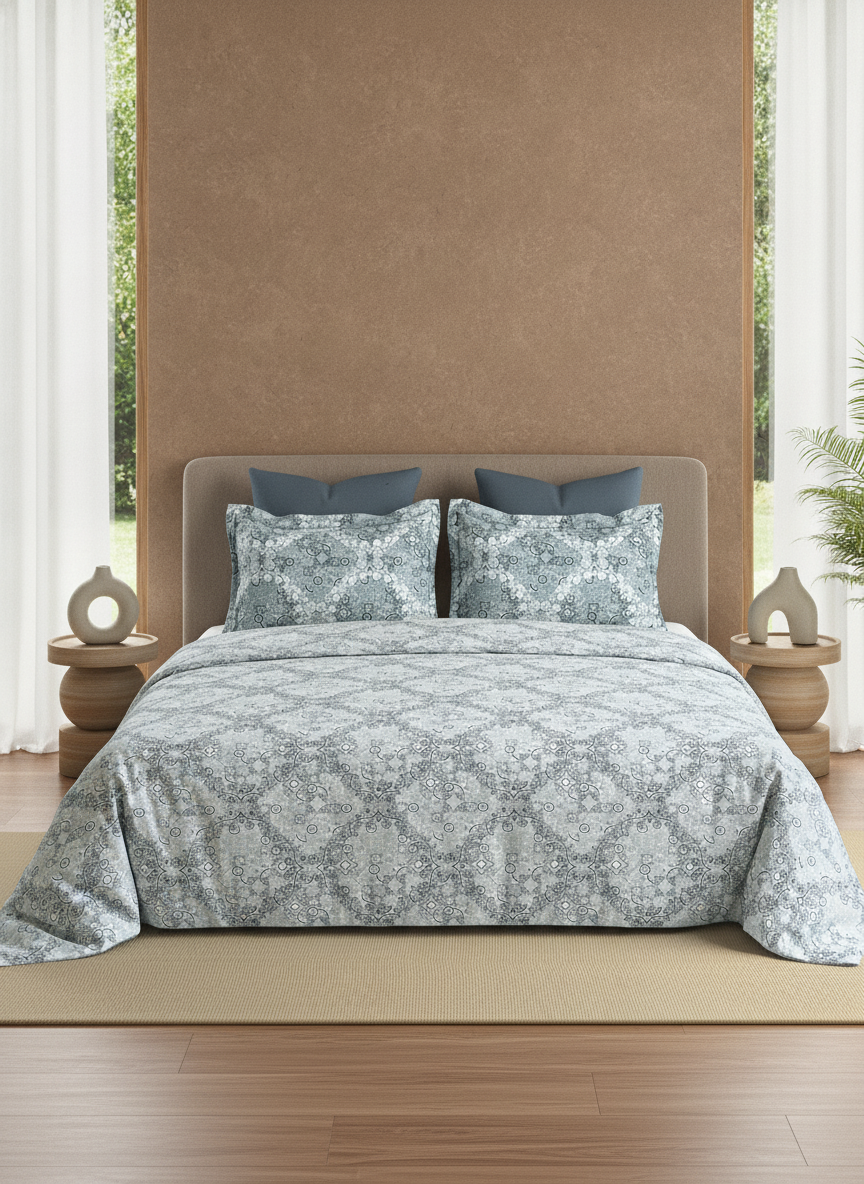 Blush & Bloom Collection - Queen size | 100% pure cotton 340 TC