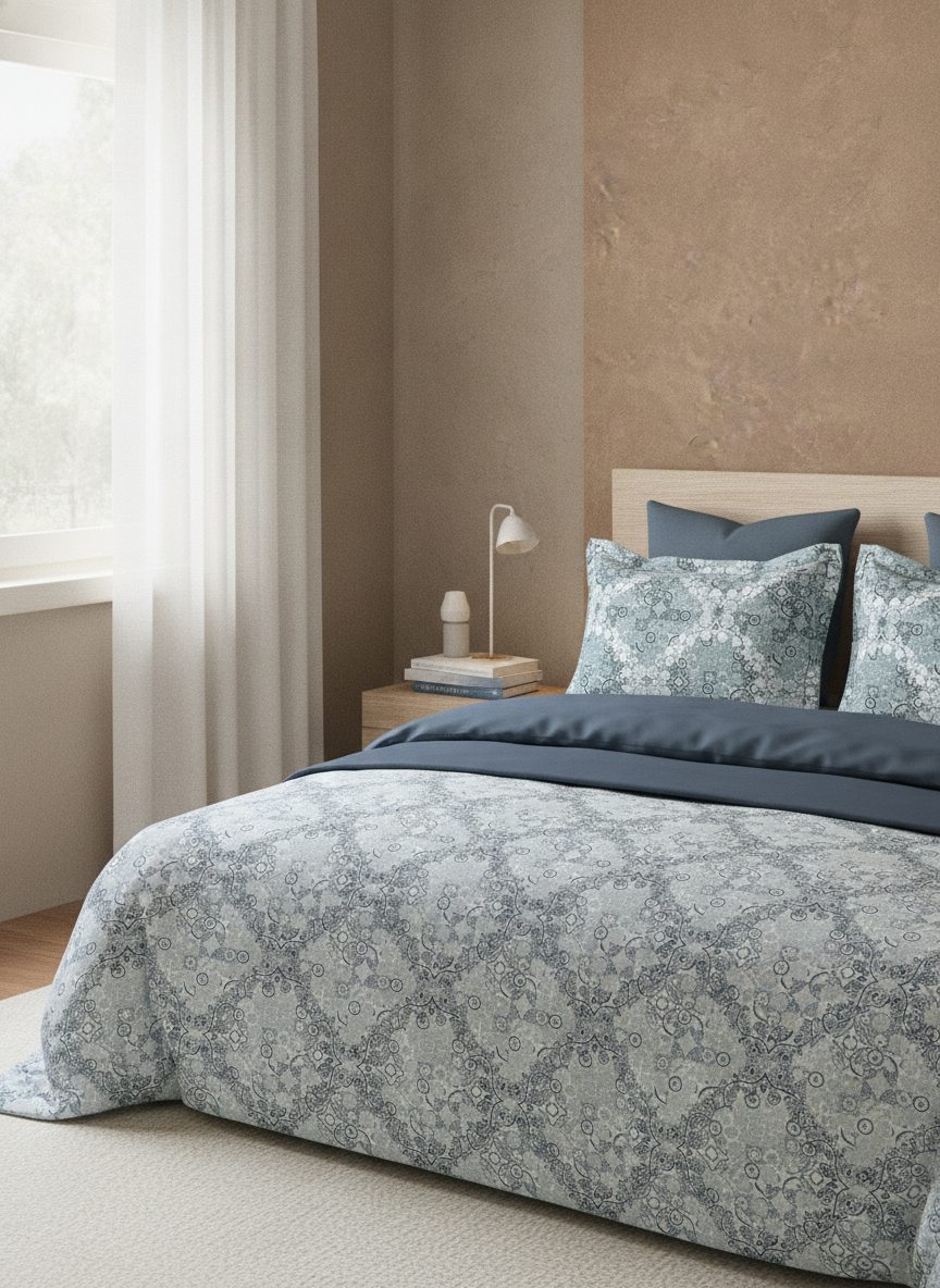 Blush & Bloom Collection - Queen size | 100% pure cotton 340 TC