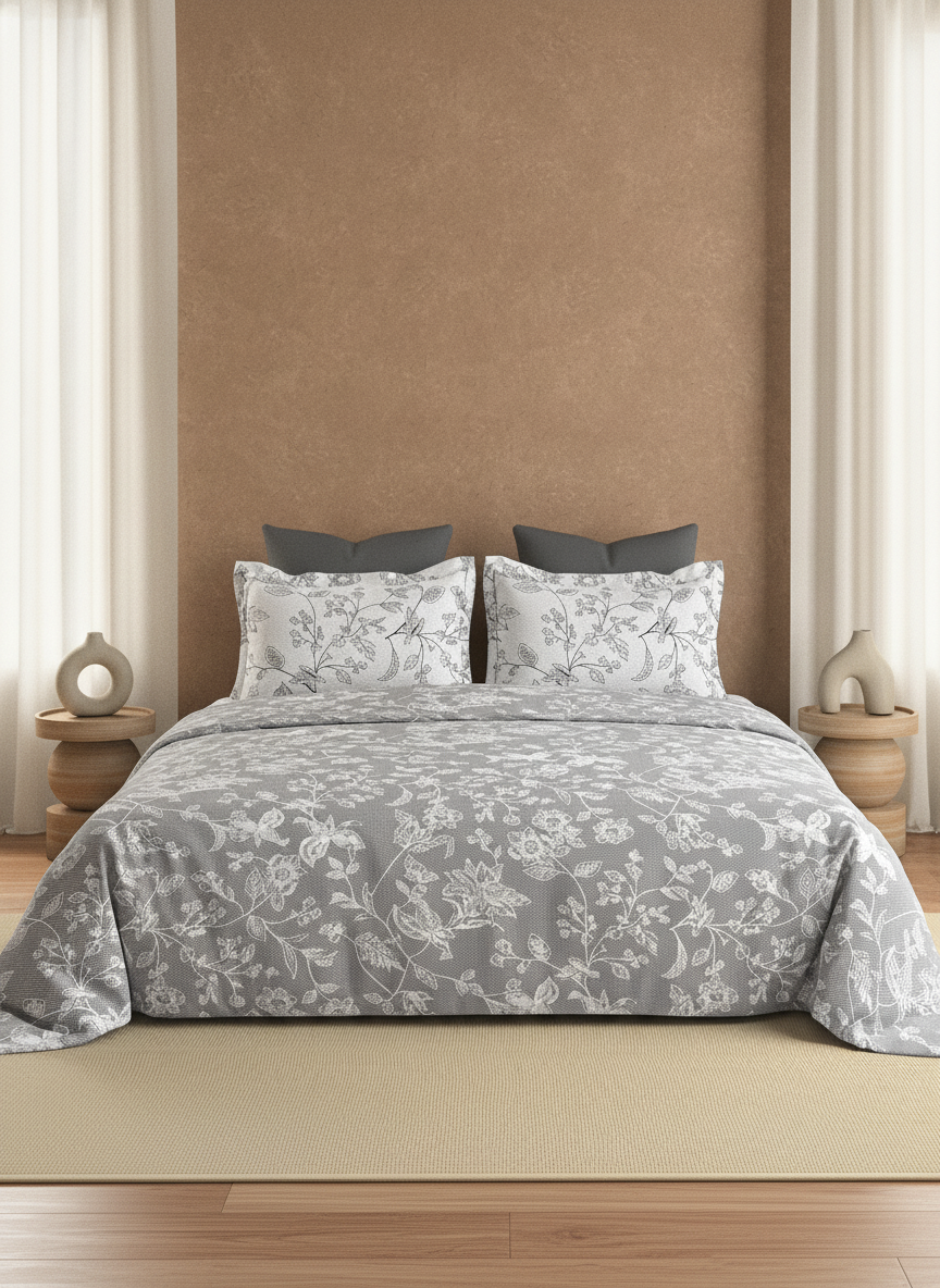 Blush & Bloom Collection - Queen size | 100% pure cotton 340 TC